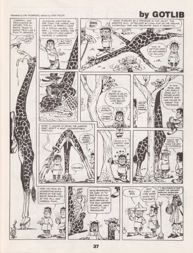 Gotlib's Giraffe 2
